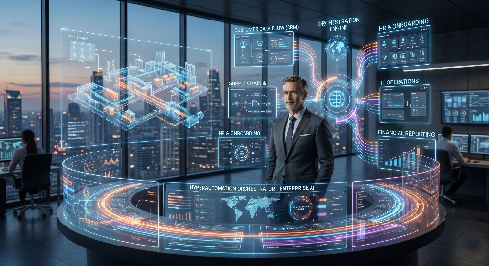 The Executive's Guide to Hyperautomation: Orchestrating the Entire Machine